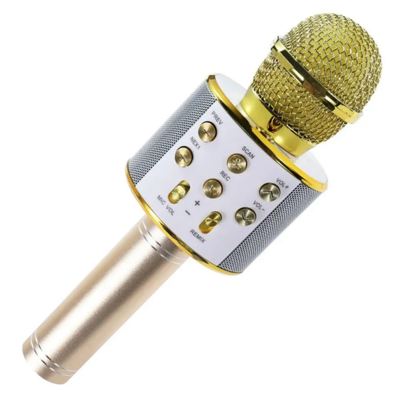 Bluetooth Karaoke Mikrofonu Roze