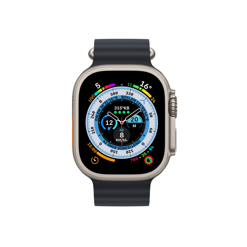 Watch S8 Ultra Max 2023 Android İos Uyumlu Akıllı Saat Siyah