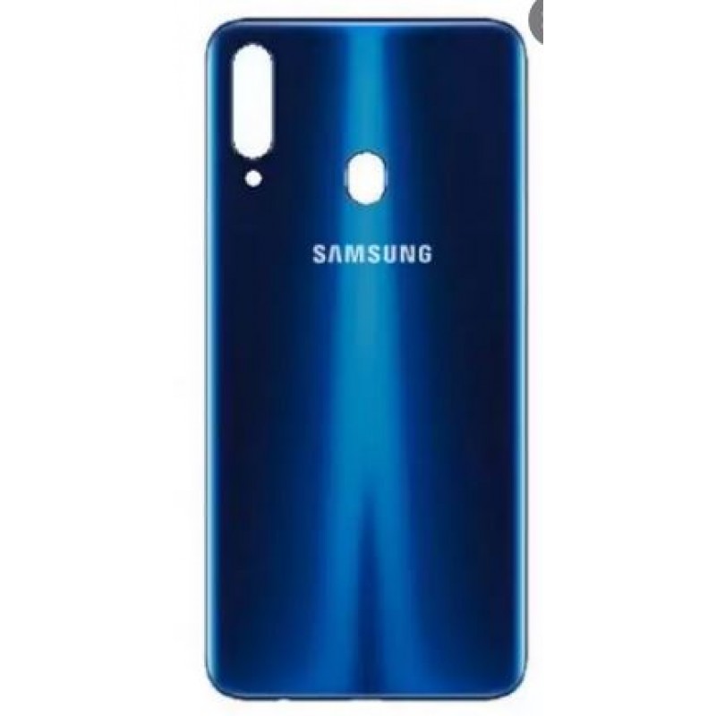 Samsung Galaxy A20s Arka Pil Kapağı Mavi