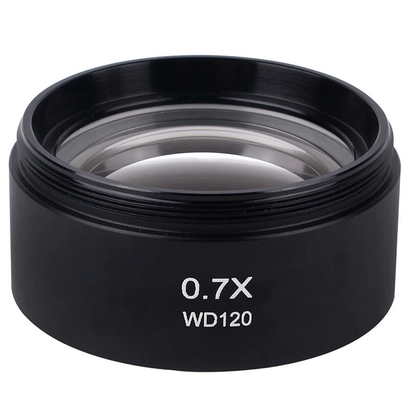  0.7X Mikroskop yardımcı objektif Lens 48mm 