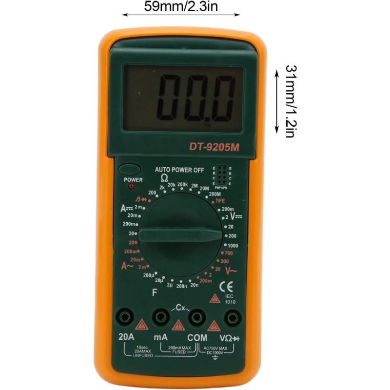 BEB Ayarlanabilir Dijital Multimetre Ölçü Aleti